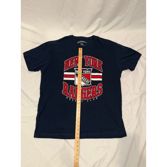 New York Rangers T-Shirt XXL NWT “We Bleed Blue” NHL Fan Tee - Picture 3 of 4